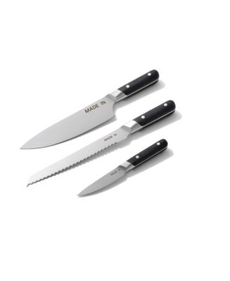 3-Pc. Chef, Paring & Bread Knife Set