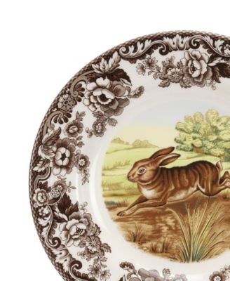 Woodland Rabbit Dinner Plate