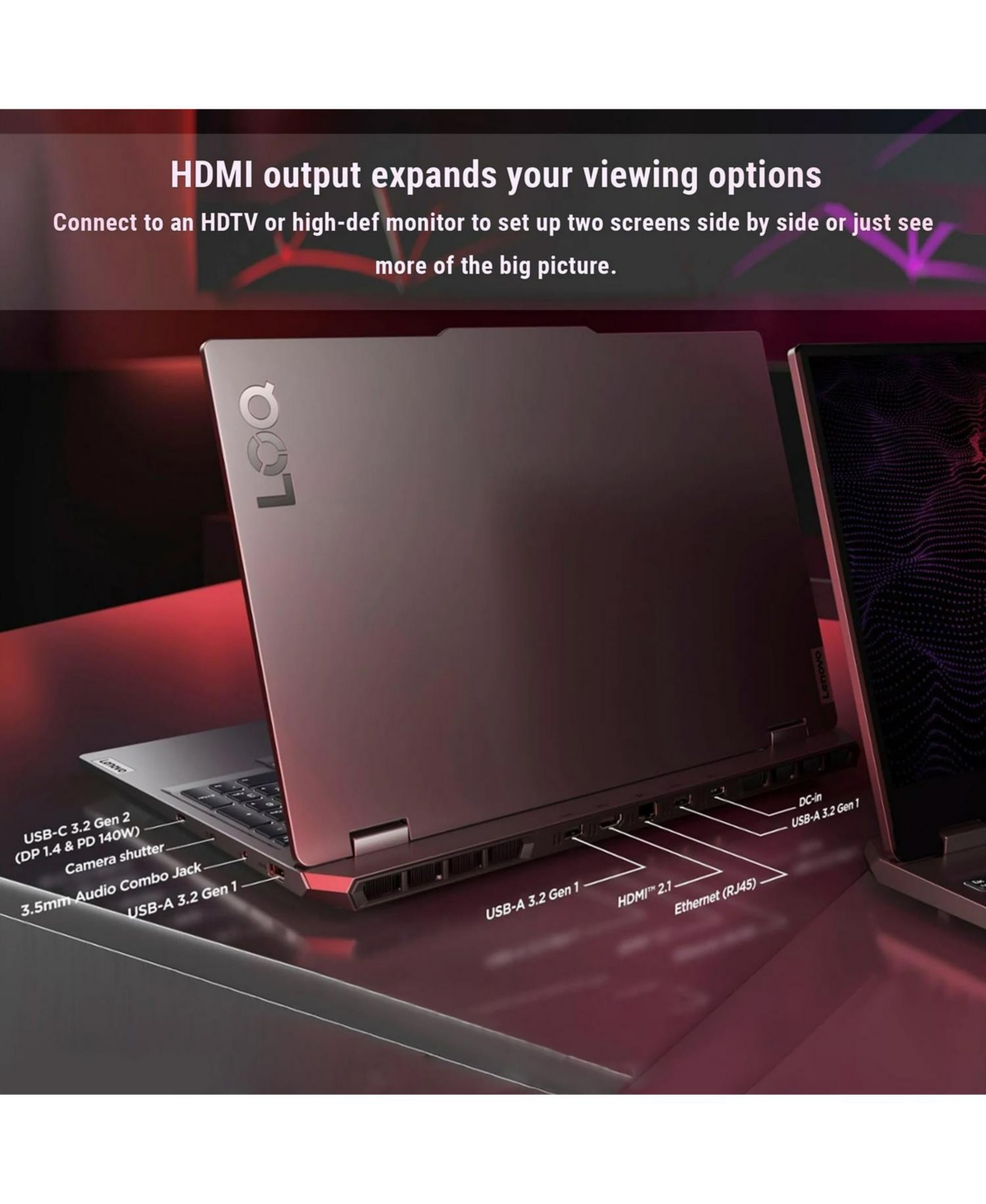 Lenovo Loq 15.6" Gaming Traditional Laptop Amd Ryzen 7 250 16GB Ram Nvidia GeForce Rtx 5060 512GB Ssd Storage Windows 11 Home Fhd 144Hz - Grey