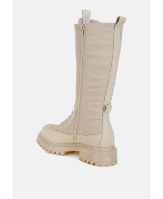 Womens Argi Anti-Skid Lace-Up Combat Boots