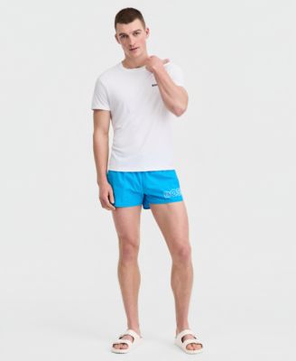 BOSS by Men's Short-Sleeve Rashguard Swim Shirt