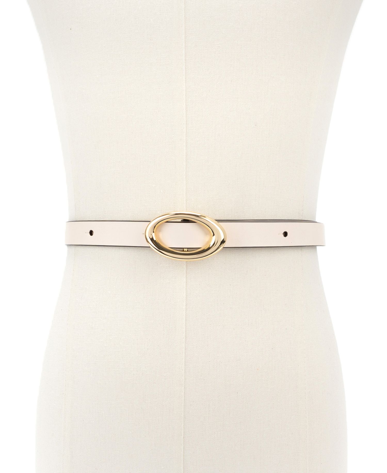 Oval Molten Buckle Belt