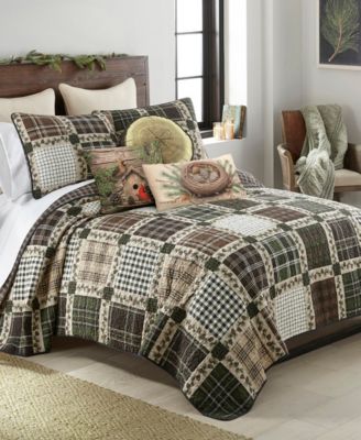 Pine Patch 3-Pc. Quilt Set, King