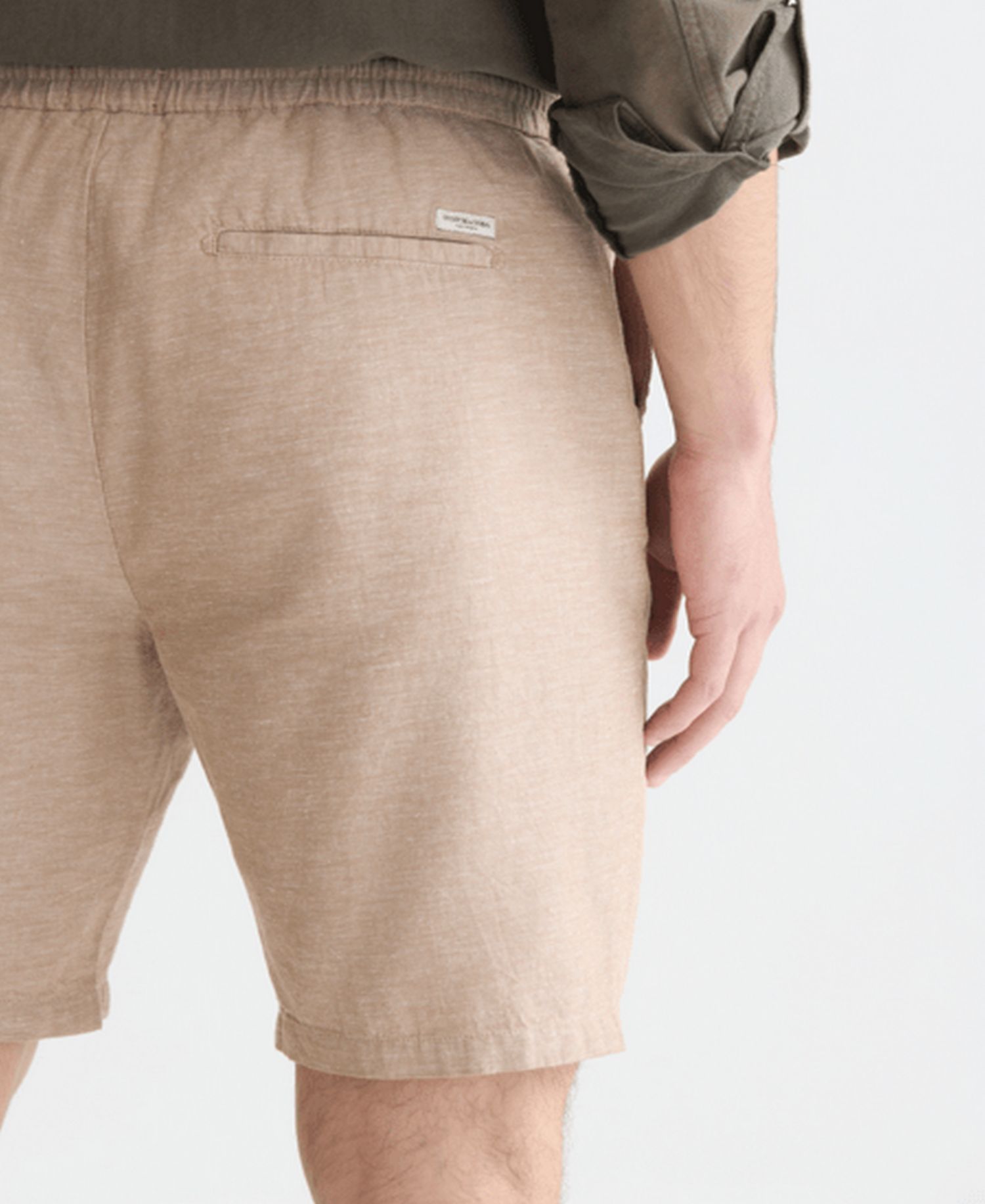 Men's Regular-Fit Linen-Blend Shorts