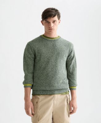 Men's Melange Regular-Fit Pull-On Sweater