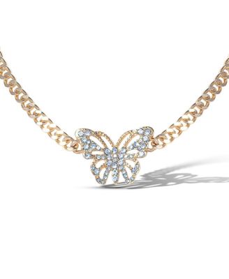 Butterfly Pendant Chain Necklace