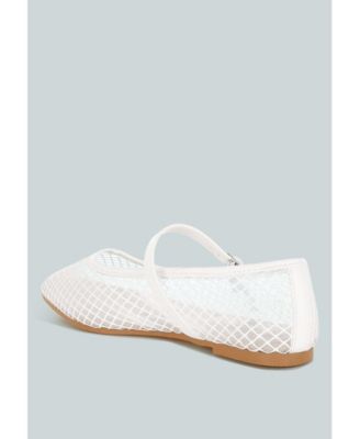 Womens Averona Mesh Mary Jane Flats