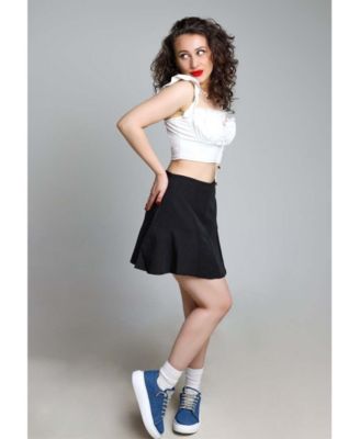 Womens Ena Rhinestone Embellished Denim Sneakers