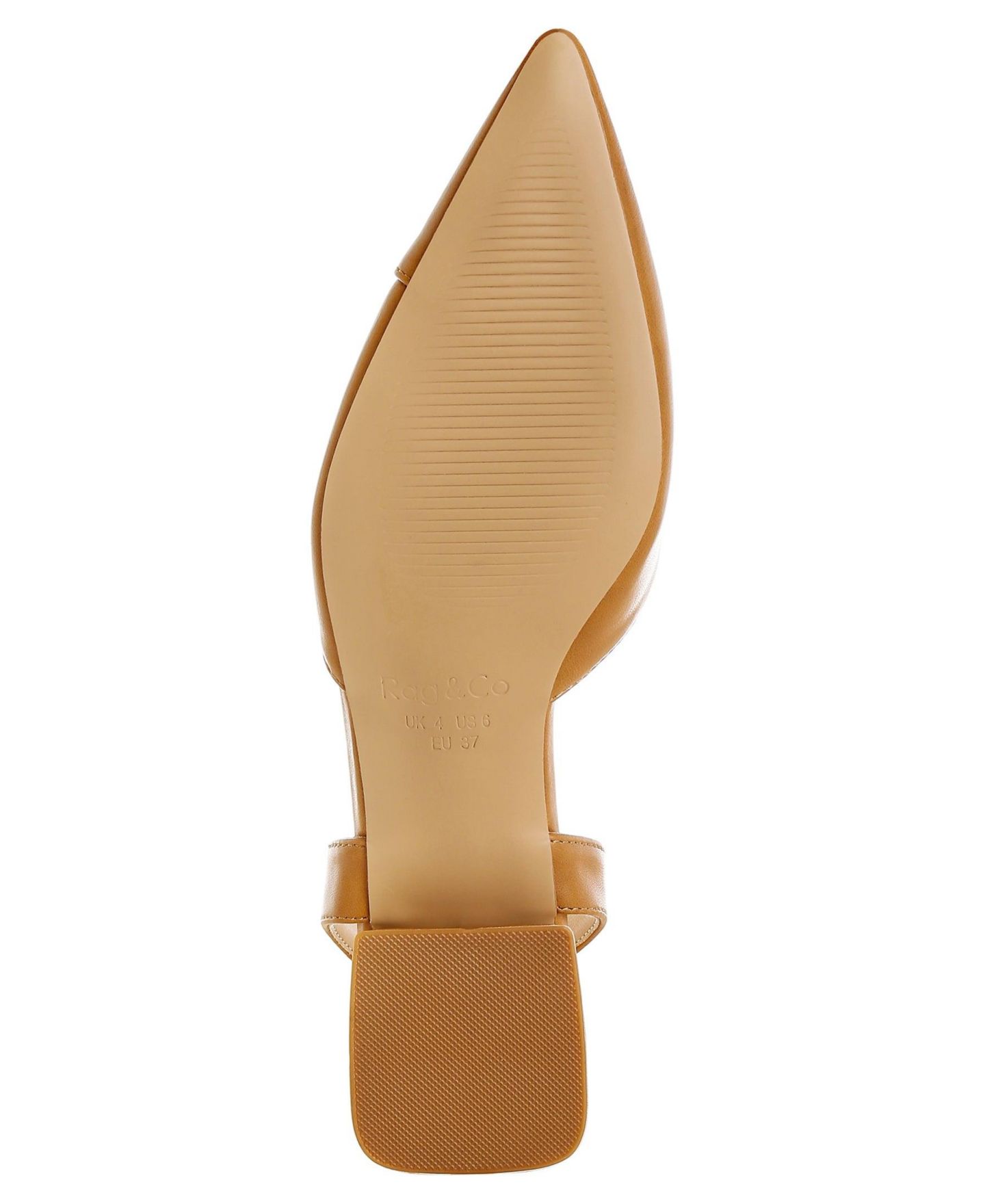 Женские сандалии Rag & Co Tijay Soft Real Leather Slingback, цвет: Рыжевато-коричневый кожаный — фото 7