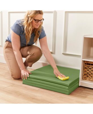 SoftZone Play Patch Activity Mat Squares, Orange, 4-Pack