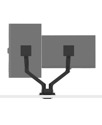 BDH01 Ergonomic Desk Mount Dual Monitor Arm, Black