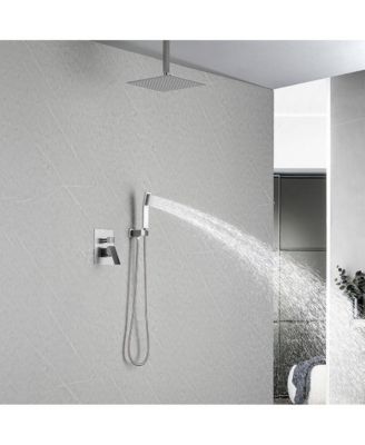 12" Rain Shower Head Systems Wall Mounted Shower Brushed Nickel