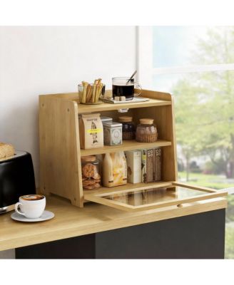 Bamboo Bread Box: Modern Design, Versatile Storage