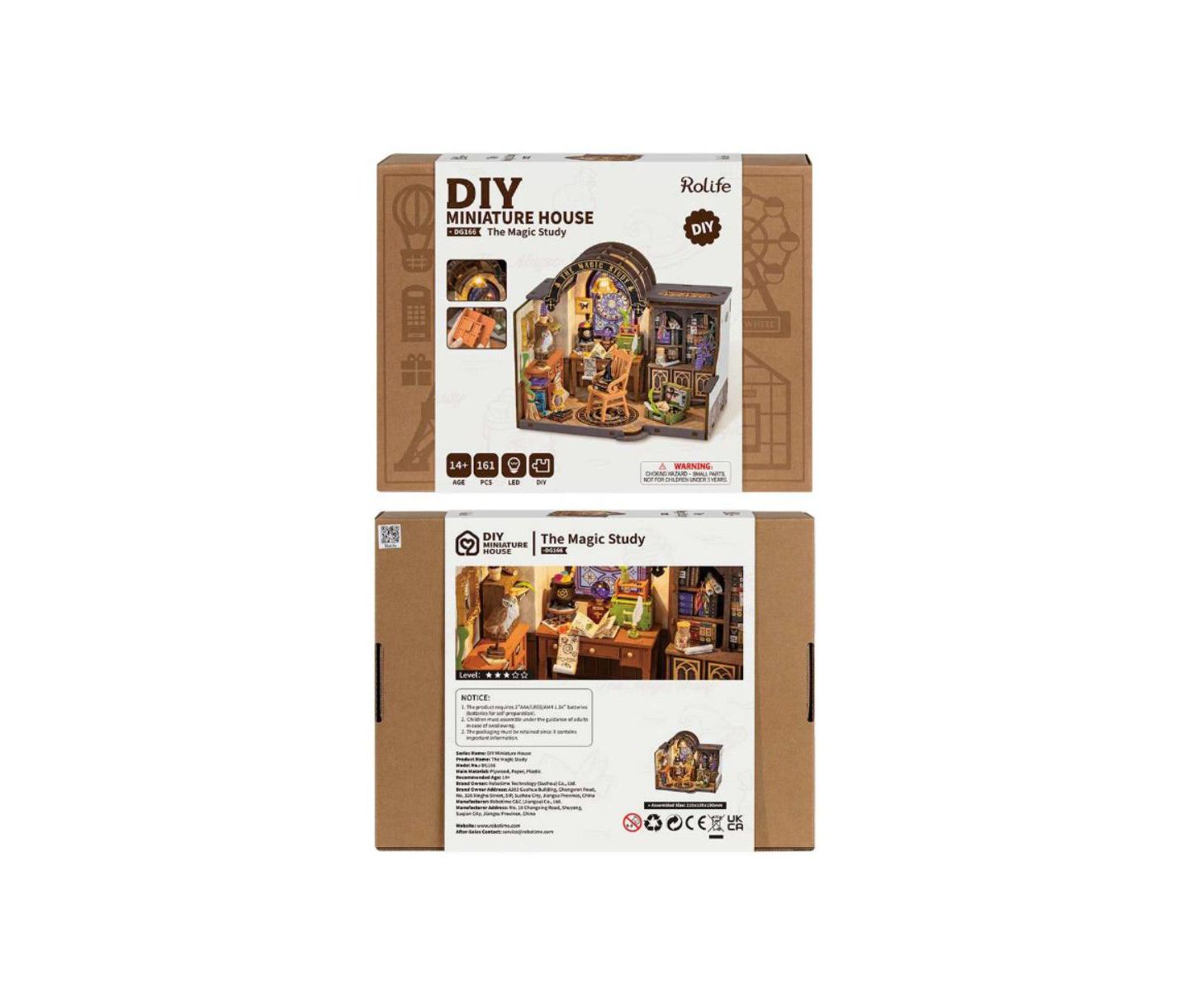 Детские конструкторы Flash Popup Magic Study 267-Piece 3D Wood Puzzle, Ages 14+ — фото 5