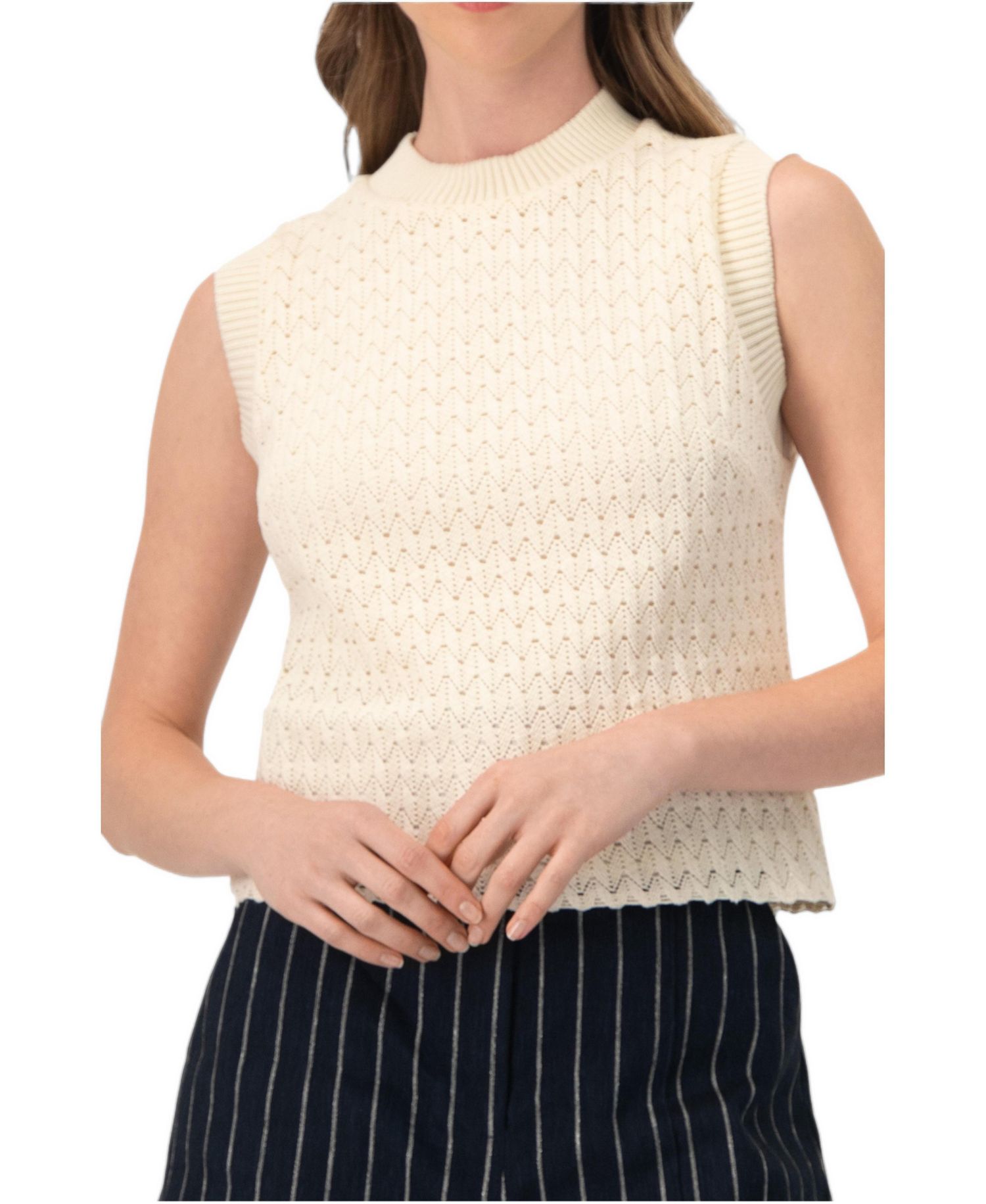 Women's Sleeveless Knitted Top