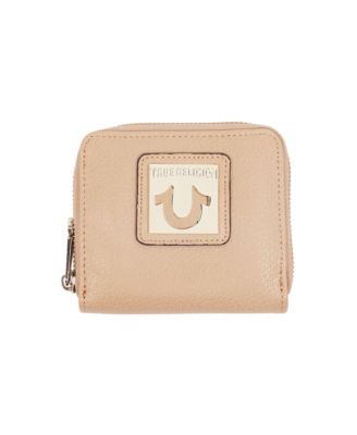 Horseshoe Plaque Mini Zip-Around Wallet