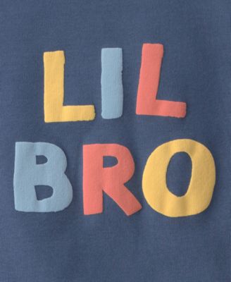 Baby Boys' Lil Bro' Short-Sleeve Bodysuit & Pants, 2-Piece Set