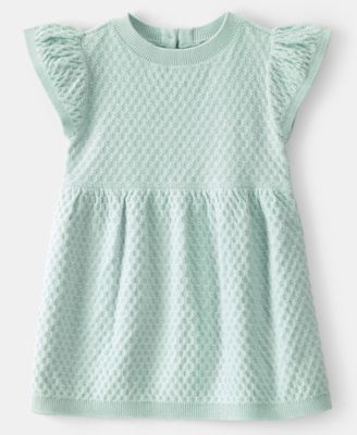 Baby Girls' Ruffle Sweater Dress