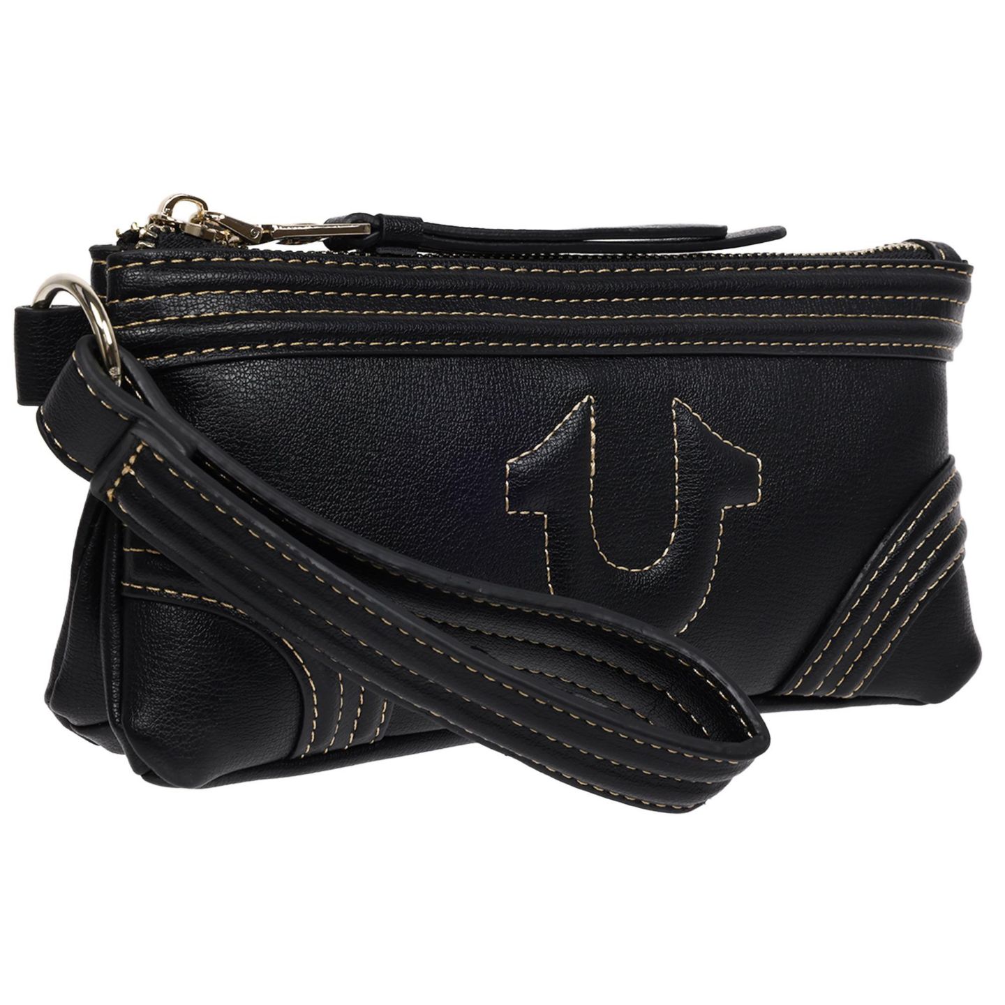 Женский кошелёк True Religion Bombe Horseshoe Wristlet Wallet, цвет: Чёрный — фото 2