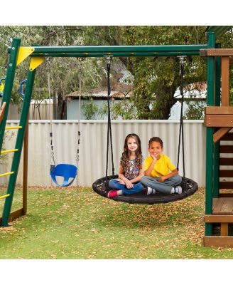 40" diameter Round Saucer Tree Swing - Sturdy, Durable & Easy to Assemble
