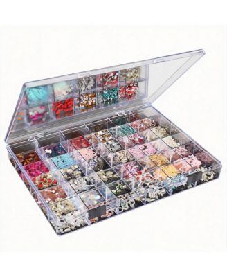 36-Grid Clear Acrylic Jewelry Organizer for Small Items