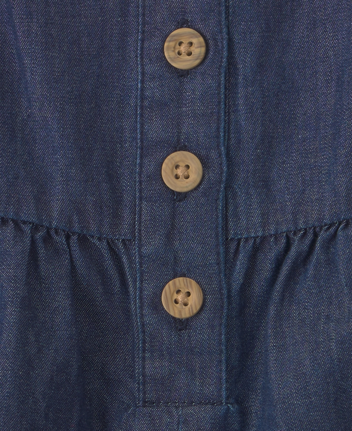 Carter's Baby Girls' Ruffled Sleeve T-Shirt and Chambray Romper, 2-Piece Set