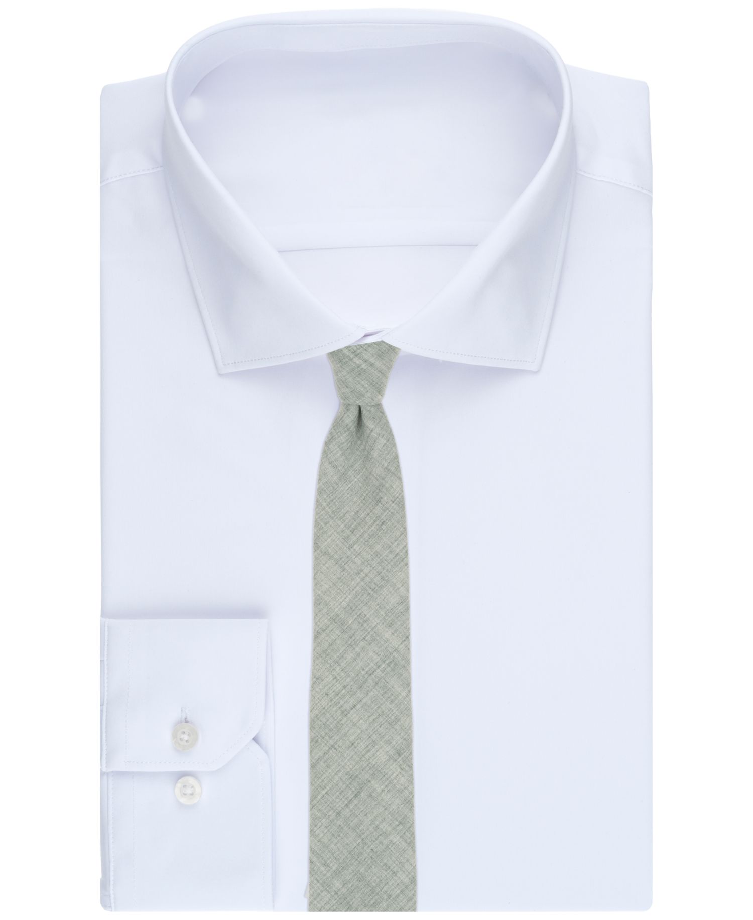 Men's Chambray Solid Tie