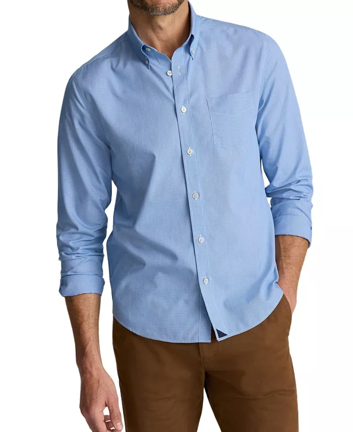 Men's Slim Fit Wrinkle-Free Cadetto Button Up Shirt