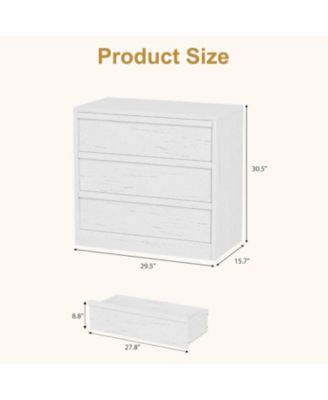  Dresser for Bedroom, Tall Nightstand  Chest of Drawers with Large Storage, Small Modern Bedside End Table for Living Room, Nursery.