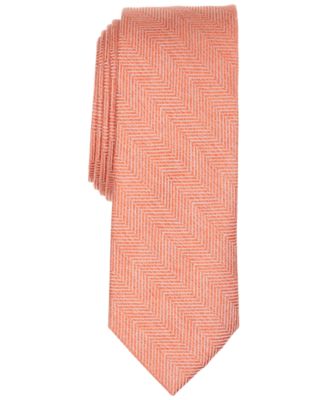 Men's Melange Chevron Solid Tie