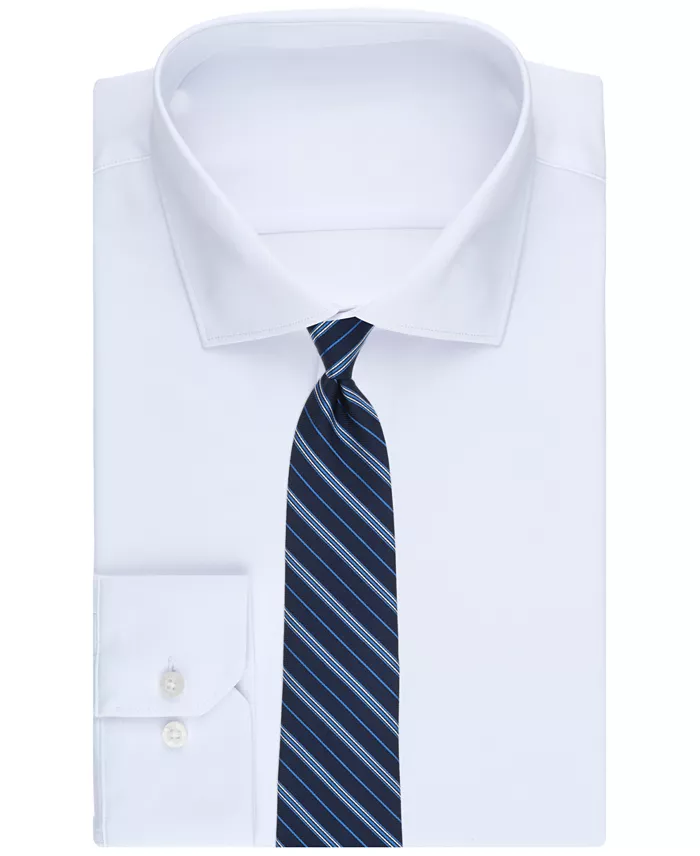Brooks Brothers Men's Classic Stripe Pattern Tie - thumbnail 3