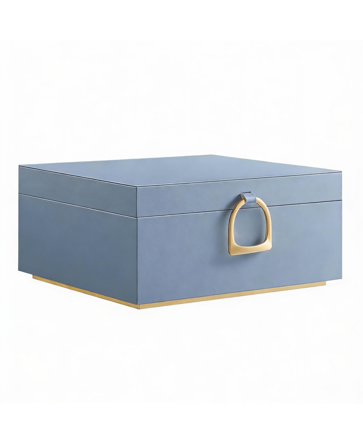 Yigii 2-Drawer Jewelry Box with Floating Base - Bright Blue