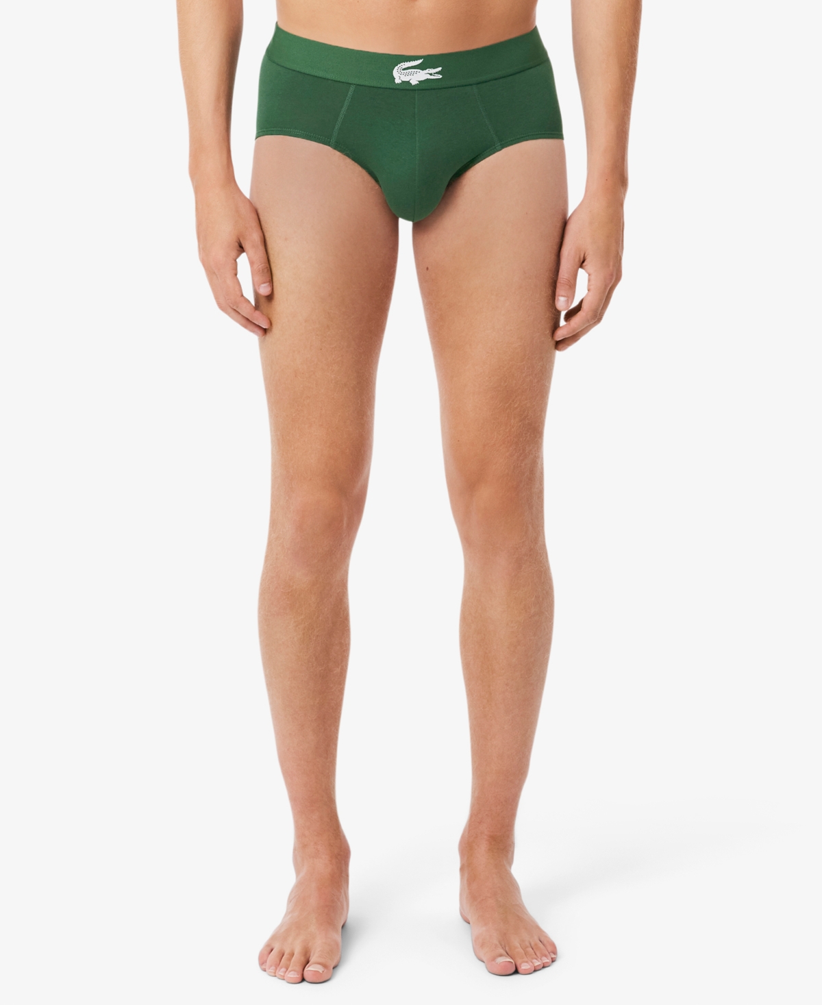 Lacoste Men's Regular-Fit Briefs, 3-Pack