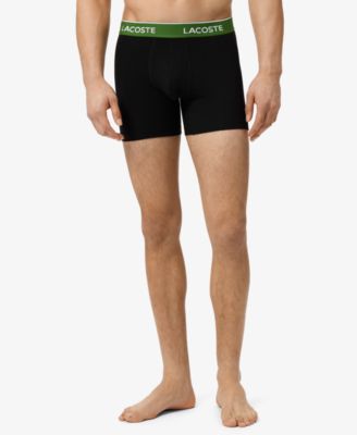 Men's 3-Pack Cotton Stretch Color Waistband Boxer Briefs