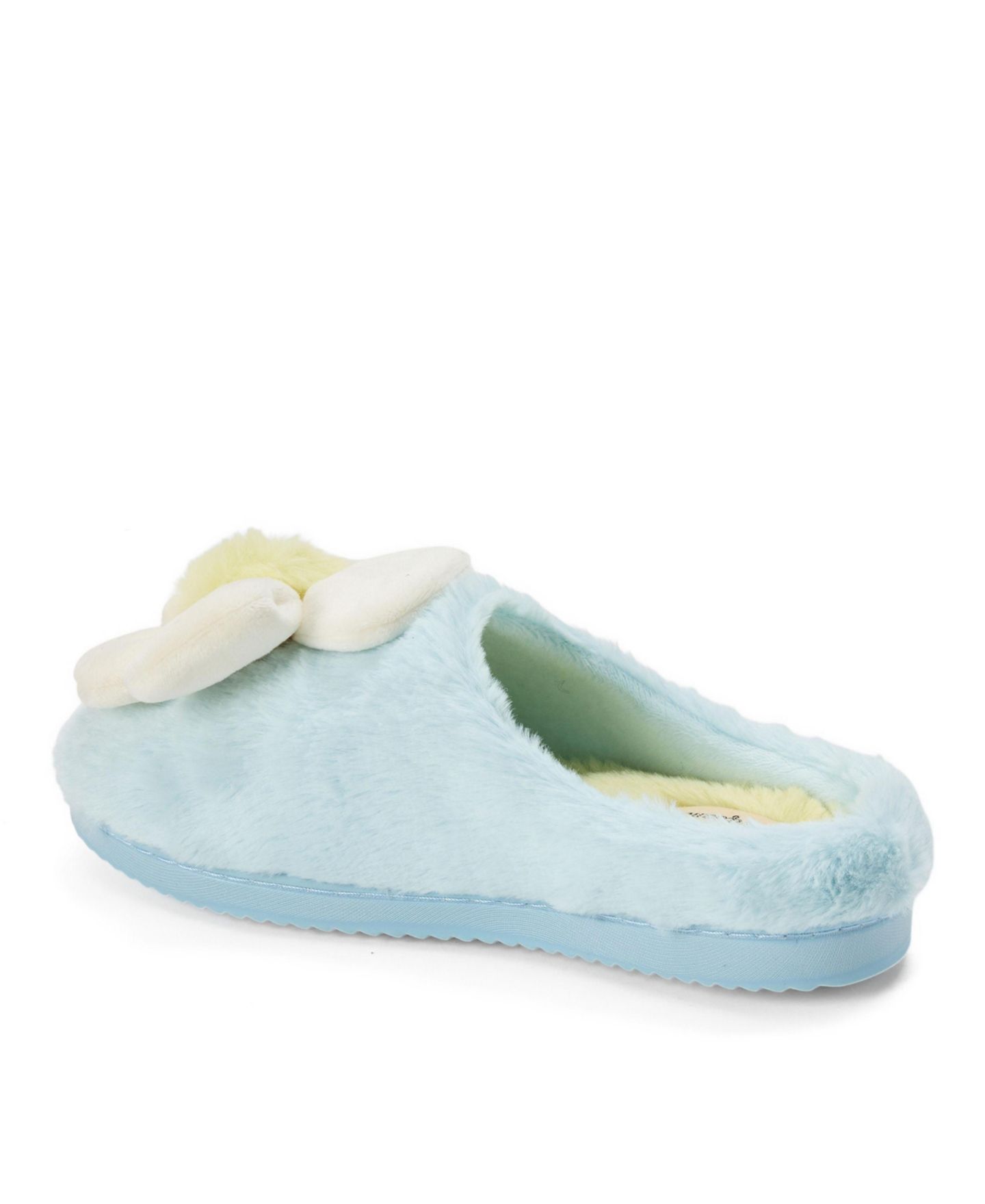 Женские сабо Dearfoams Rosie Furry Icon Clog Slipper, цвет: Синий варёный — фото 5