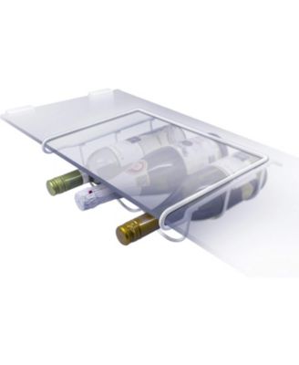 Fridge Wine Rack- Refrigerator Bottle Rack Holds 3 Bottles Wine