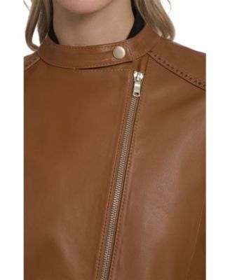 Women's Stand Collar Racer Jacket