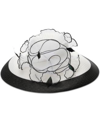 Two-Tone Extra Wide Brim Hat