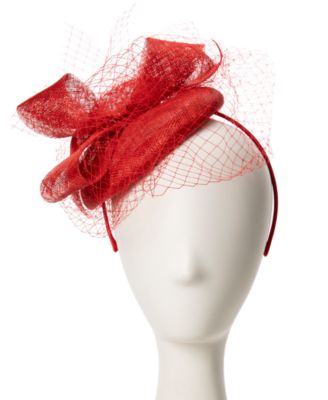 Sinamay Bow Net Fascinator Hat