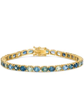 Montana Sapphire (13-3/5 ct. t.w.) Bracelet in 14k Honey Gold