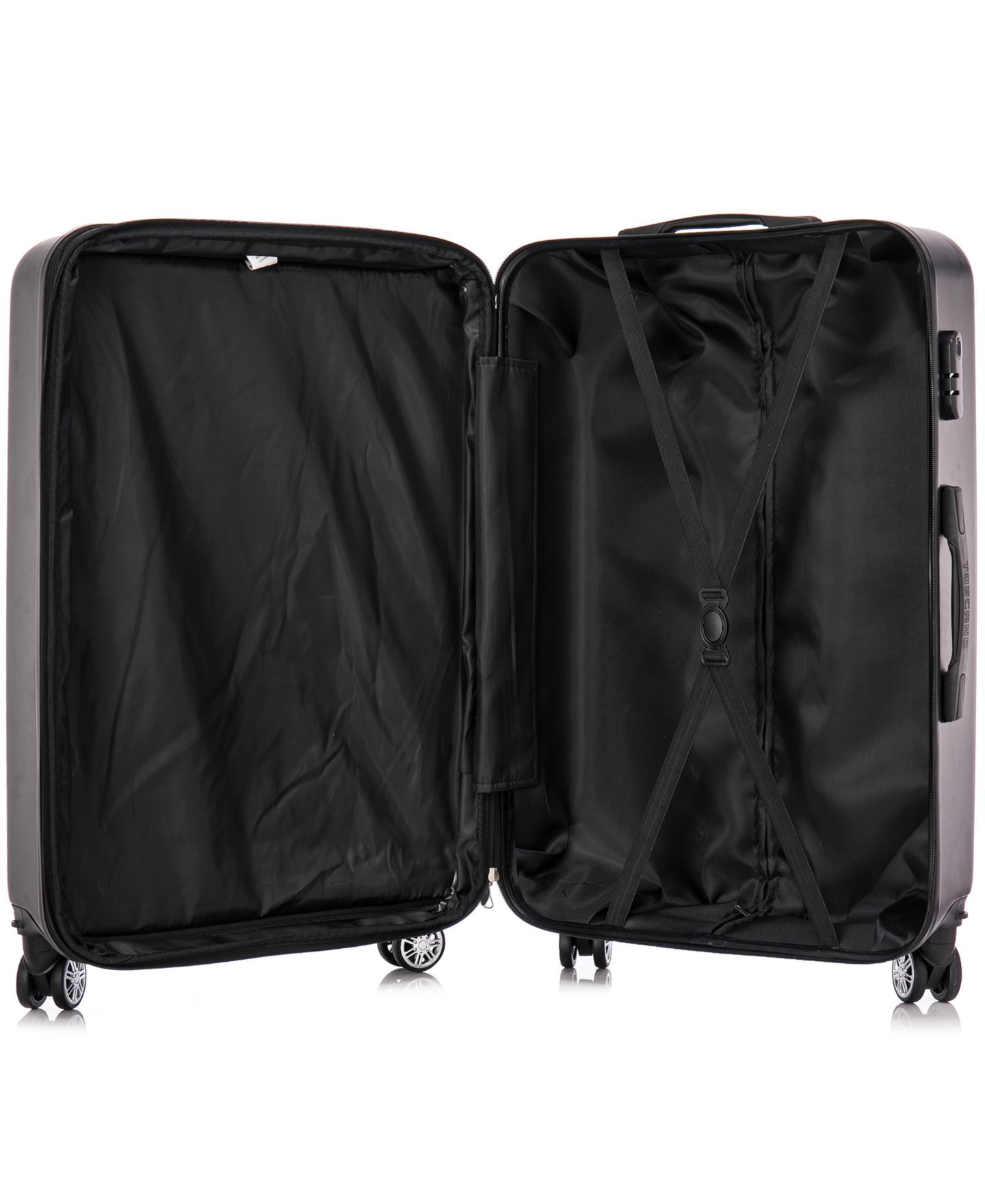 Чемоданы Tucci Italy Colpi 3-Pc. Hardside Luggage Set, цвет: Чёрный — фото 12