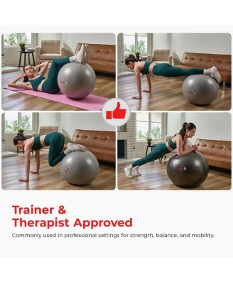 Premium Yoga Ball Extra Small 45CM Anti-Burst Exercise Ball with Pump