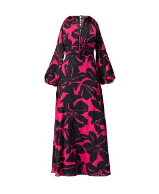 Women's Off-Shoulder Long Sleeve Maxi Dress