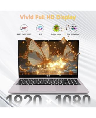 15.6" FHD Student Laptop Intel 12th Gen N100 16GB RAM 1TB SSD Backlit Keyboard