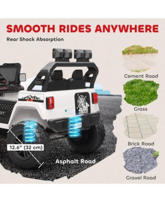 24V Two Seat Kids Electric Ride On Truck with Remote