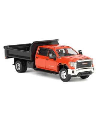 1/64 2022 GMC Sierra 3500HD with Dump Bed Cardinal Red Diecast Exclusive 51563-B