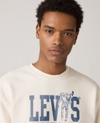 Men's Graphic Detail Crewneck Long-Sleeve Sweatshirt