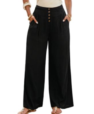 Cupshe Women's Clean Girl Black Pants