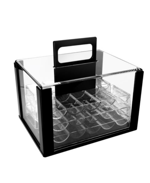 Детские игрушки GSE Games & Sports Expert 600-Chip Acrylic Poker Chip Carrier with 6 Trays, 6-Piece Set, от 14 лет