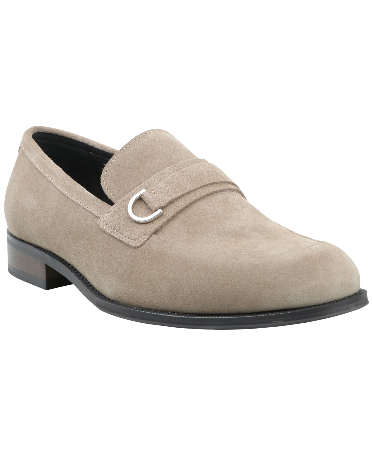 Alfani Men's Marekk Round-Toe Dress Shoes, Macy's Exclusive - Mushroom